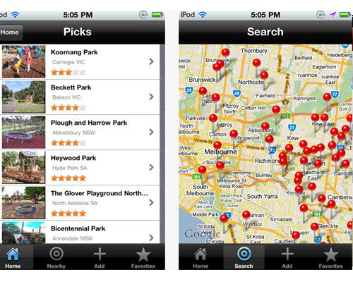 Best apps for parents - playground finder
