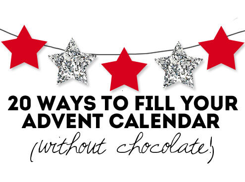 20 ways to fill your advent calendar without chocolate