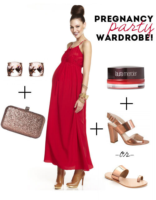 pregnant party frock