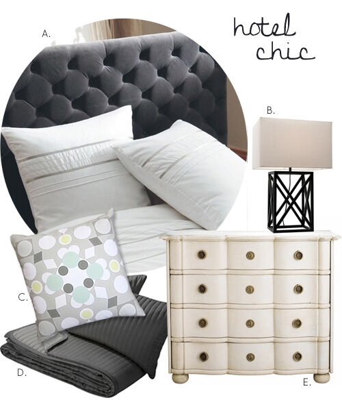 Button tufted trend - hotel chic