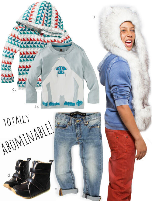 Boys' fashion outfit: Abominable Snowman