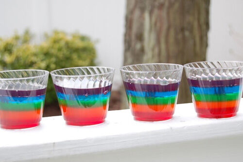 Rainbow jelly