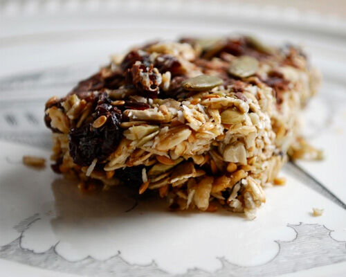 Nut free muesli bars