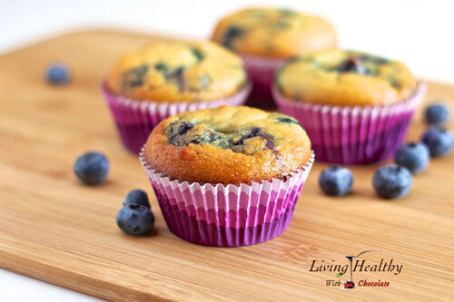 Blueberry muffins (gluten-free, nut-free, dairy-free)