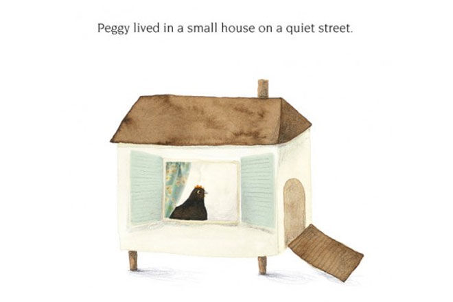 A page ut of the book Peggy: by Anne Walker
