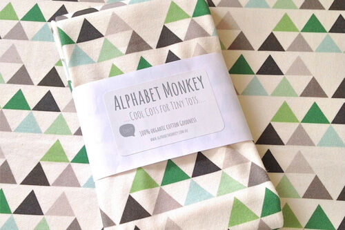 Alphabet Monkey Organic Cotton Jersey Swaddle