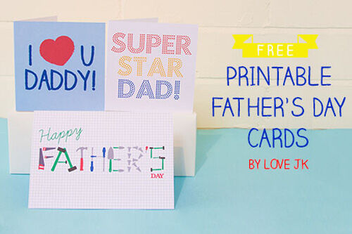 Free printable Father's Day Cards
