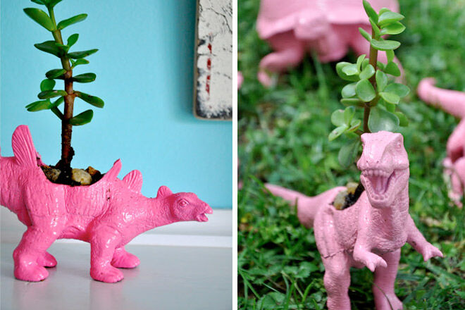 Dino Toy Planter