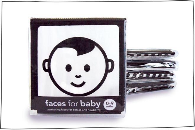 Faces Soft Book to entertain baby on a long haul flight