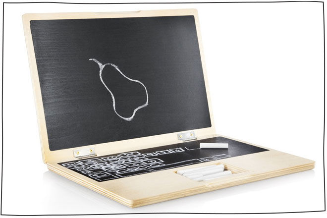 19 funky chalkboard ideas: Chalkboard Laptop | Mum's Grapevine