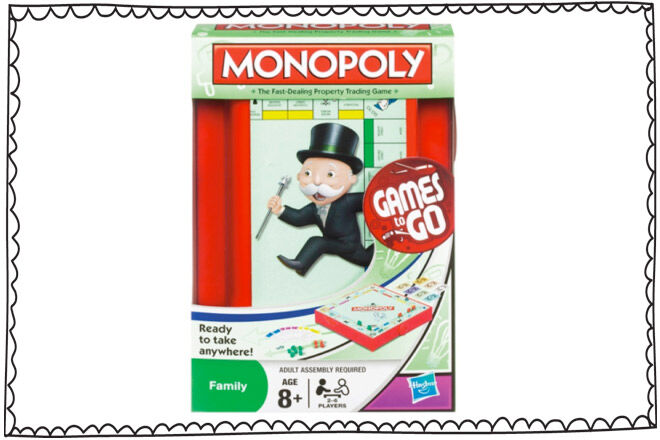 Travel games for kids: Travel Monopoly