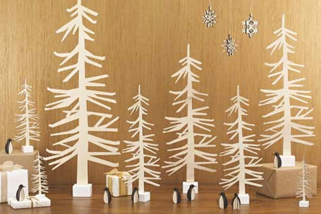 Nordic Wooden Christmas Tree