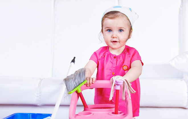 Kids Cleaning