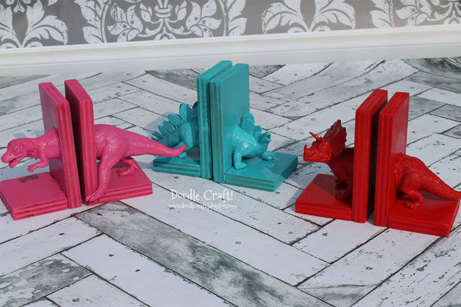 Dinosaur-Bookends-After