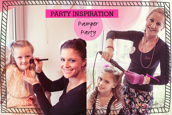 Pamper Party Banner by LoveJK