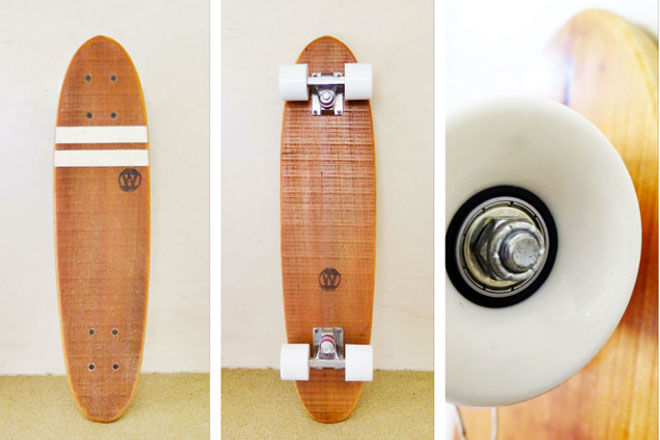 Worthy Skateboards recycled timber