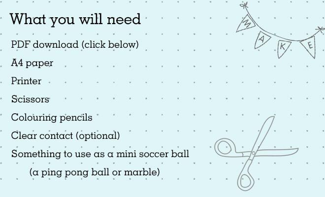 Make a soccer game