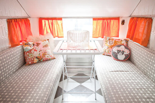 Glamping campervan