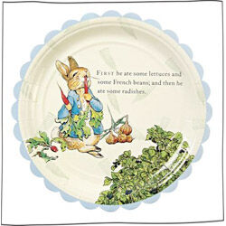 Peter Rabbit party plates
