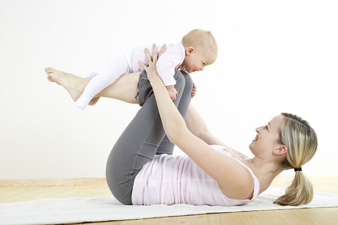 Exercise with baby