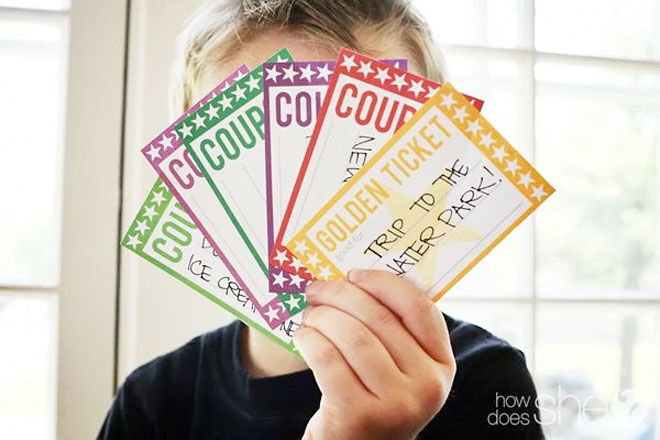 Activity coupons for kids