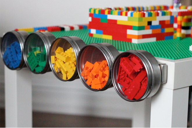 15 nifty tips organise LEGO storage