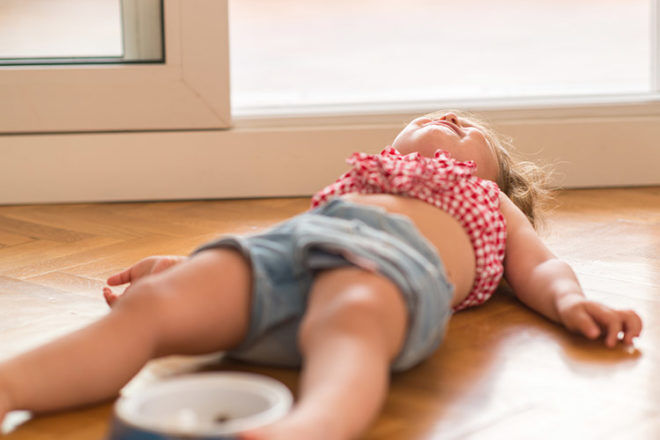 Tips to surviving a toddler tantrum