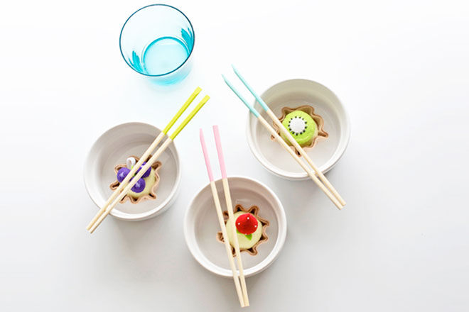 Paint Dipped Chopsticks