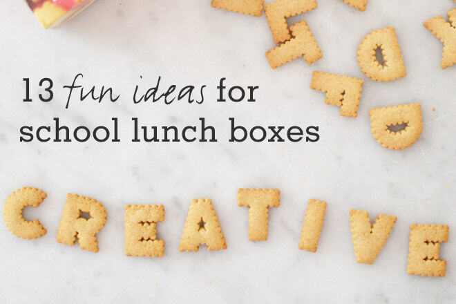Fun first day lunch box ideas