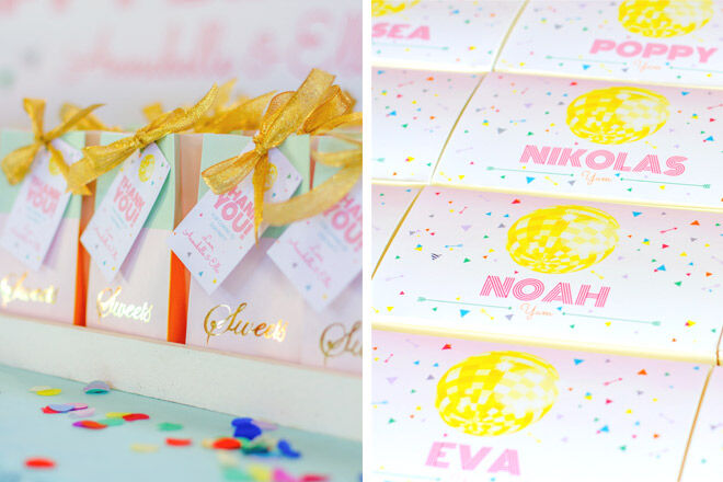 Disco Party Stationery
