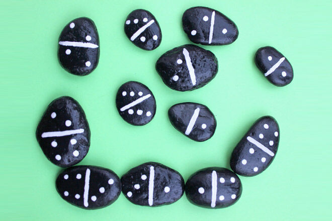 Rock Painting Dominos