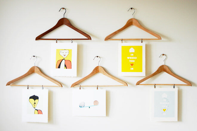 Hanging Photos - Old Brand New Blog