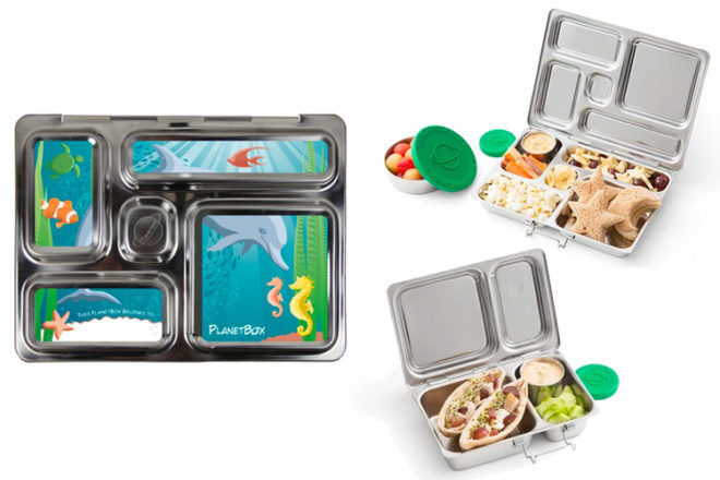 PlanetBox stainless steel lunch boxes