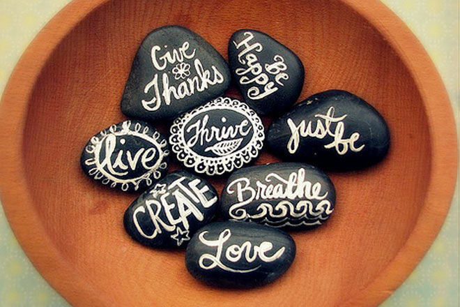 Messages on Rocks