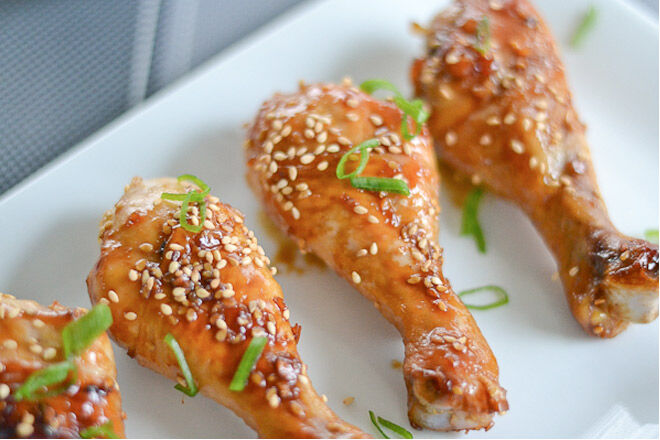 Easy sticky chicken makes great leftovers for the school lunch box