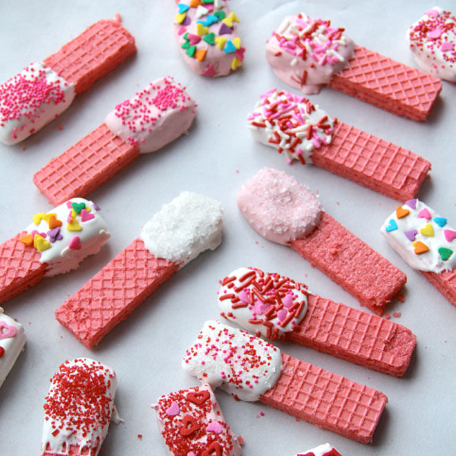 Valentines Cookies with Marshmallows