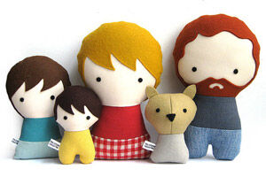 Citizens Collective Etsy plush doll family