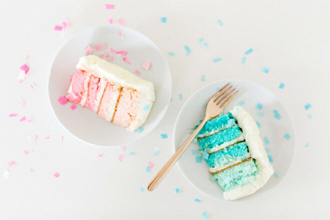 Gender Reveal Ideas cake