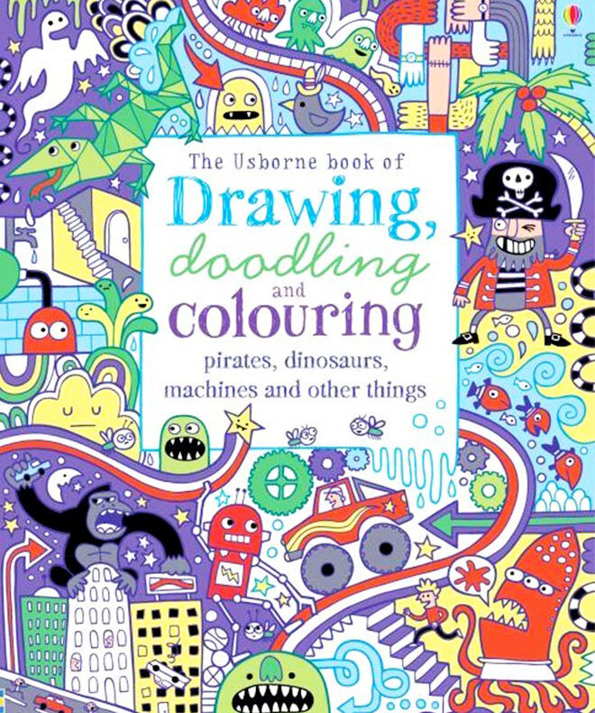 Pirate colouring book for kids