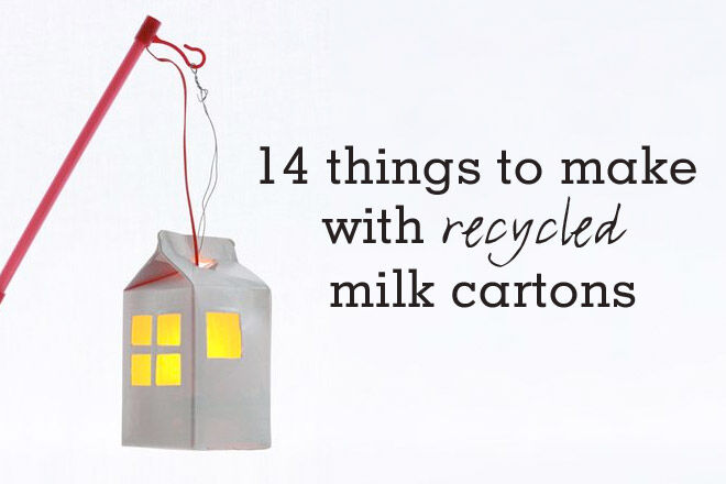 Things to make with milk cartons