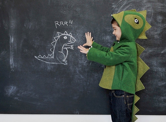 Etsy children's dinosaur coat