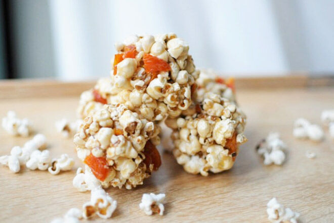 Popcorn snack for lunchboxes
