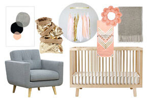 Dream Room: Perfectly peach nursery design and inspiration