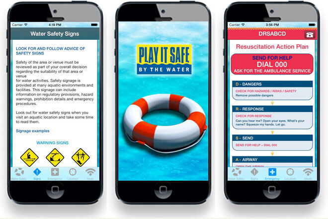 Victorian Water Safety Guide app for parents and kids