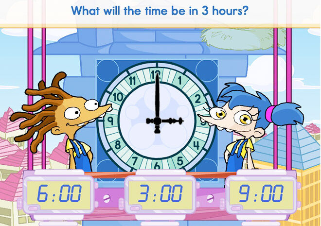 Teach telling time with Clockworks online