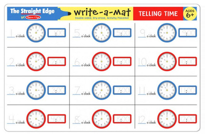 13 nifty ways to teach kids how to tell the time.