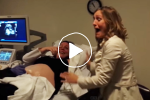 VIDEO: Her sister is having twins and her reaction is priceless!