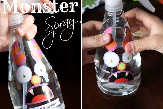 Calm your toddler at night with this Monster Spray Lavender Oil via Happy Hooligans