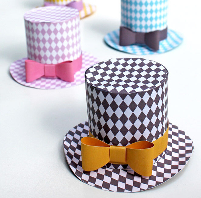 Make your own diamond top hat with this great tutorial