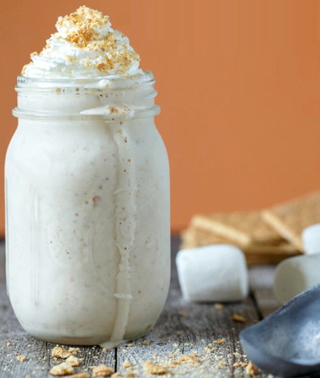 Yummy Toasted Marshmallow Milkshake Recipe